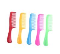 BESTYASH 15 Pièces Peigne à Cheveux Plastique Coloré Lot de Peignes Décoratifs pour Coiffure Accessoires de Coiffure pour Salon et Maison Démêlage sans Cheveux