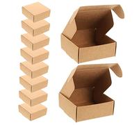 BESTYASH 15pièces Lot De Boîtes Papier Kraft Pour Savon Boîtes Cadeaux Vides Coffret Vintage