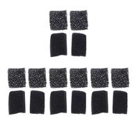 BESTYASH 16 Pièces Éponges Maquillage Effet Spécial Noires Éponges Denses à Texture Variée pour Halloween Cosplay et