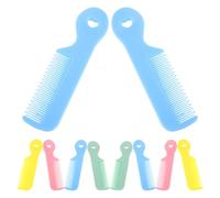 BESTYASH 16 Pièces Mini Comb Set For Curly Hair Accessory Easy-to-hold Cute Hair Combs For Portable Plastic Styling Tool