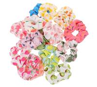 BESTYASH 16pièces Large Elastic Hair Scrunchies with Fruit Pattern Soft Fabric Hair Bands for Women and Teen Girls Comfortable and Secure Ponytail Holders Mixed Styles