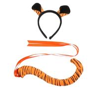 BESTYASH 1ensemble Bandeau Oreilles De Tigre Avec Queue Accessoires De Costume Animaux Pour Cosplay Anniversaires Et Fêtes Thématiques