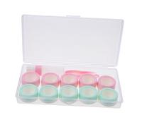 BESTYASH 1Ensemble Boîte de Lentilles de Contact Transparente Étui de Rangement Cosmétique Portable pour Voyager Vos Lentilles