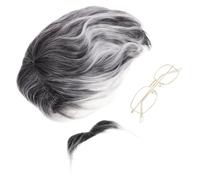 BESTYASH 1ensemble Costume De Cosplay Père Halloween Pour Adultes Et Adolescents Ensemble Complet Avec Barbe Et Lunettes Pour Fêtes Et Spectacles