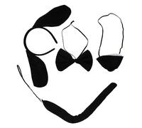 BESTYASH 1Ensemble Costume Déguisement Chien Bandeau Oreilles et Queue Accessoires pour Garçon Fille Halloween et Cosplay