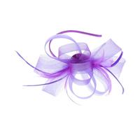 BESTYASH 1ensemble Fascinator Femme Plume Avec Noeud Accessoire Élégant Pour Mariage Fête Et Tea Party Headband Chic Et