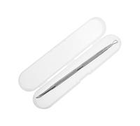 BESTYASH 1ensemble Outil De Manucure Acier à Double Tête Éliminateur De Cuticules Grattoir Pour Accessoire De Soin Avec Rangement Pratique