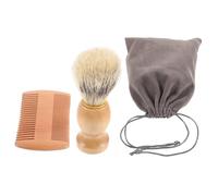 BESTYASH 1ensemble Set De Brosse à Avec Peigne Brosse De Rasage Portable Et De Rangement Pour Voyage