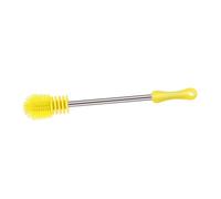 BESTYASH 1Pièce Brosse Silicone pour Biberons et Gourdes Brosse Antidérapante avec Manche Long pour Nettoyage de Tétines et Biberons Design Rotatif à Pratique
