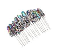 BESTYASH 1pièce Peigne à Cheveux Fait Main Avec Décor Trois Lunes Accessoire De Mariée Élégant Et Pratique