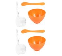 BESTYASH 2 Ensembles Bol à Outils Ajusté Au Cinéma Masque Soins De La Peau Bol à Mélanger Spatule De Boue Pour Le Visage Outils De Beauté Collagène Soin Du Visage Pp