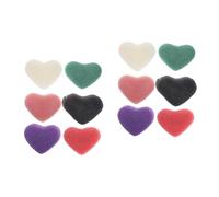 BESTYASH 2 Ensembles Coton Éponge Pour Laver Le Visage Éponges En Forme De Scrubber Cœur Exfoliation Bouffée De Nettoyage Du Visage Face Loofah Lavage Éponge 6 Pièces * 2