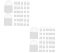 BESTYASH 2 ensembles De Rangement Pour Pièces De Monnaie Pochette De Rangement Pour Pièces De Collection Fournitures De Collection De Pièces De Monnaie De 50 pièces * 2
