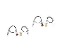 BESTYASH 2 Ensembles Longe Anti-perte Clip D'aide Auditive Portable Corde D'aide Auditive Anti-perte Corde D'aide Auditive Pour Enfants Clip D'aide Auditive Anti-perte Nylon 2 Pièces * 2