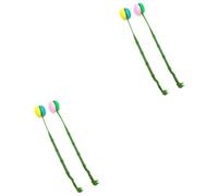 BESTYASH 2 Ensembles Marteau De Massage Manche Gratte- Masseurs Outils De Massage Outil De Grattage Corporel Petit Gratte- Grattoir À Main Plastique 2 Pièces * 2