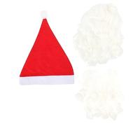 BESTYASH 2 Ensembles Perruque De Père Noël Avec Moustaches Kit Accessoires De Costume Pour Fête De Noël Cosplay