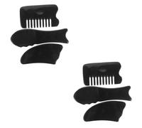 BESTYASH 2 Ensembles Planche À Gratter Soin Du Visage Grattoir À Massage Masseur Musculaire Pour Gratter Les Masseurs Masseur De Grattage Du Cornes Black 3 Pièces * 2