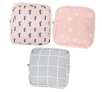 BESTYASH 2 Ensembles Trousse De Rangement pour Serviettes Hygiéniques De Pochettes Portables Design Chic Fonctionnel 3 Pièces * 2