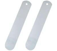 BESTYASH 2 Gabarits à Chaussettes Droites en Aluminium, pour Sublimation et Presse à Chaud, Design à Trous, Antirouille, Lot de 2