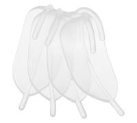 BESTYASH 2 Paires Manchettes D'oreilles Délicates pour Femmes, Clips D'oreilles en Silicone Transparents, sans Colle, Réutilisables, Effet Invisible, pour Femmes et Adolescentes, Mariages