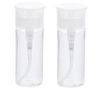 BESTYASH 2 Pièces Appuyez sur la bouteille pompage bouteille réutilisable pour le voyage lavage à la main pompe bouteilles de distribution portables bouteille de sous- animaux