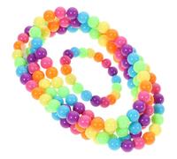 BESTYASH 2 Pièces Beaded Necklace And Bracelet Set Lightweight Jewelry For Women And Elegant Rainbow Accessories