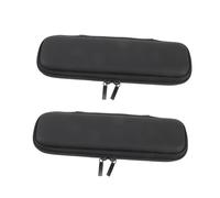 BESTYASH 2 Pièces Boîte à Brosse à Dents Électrique Brosses à Dents Souples pour Adultes Porte-Brosse à Dents Voyage Étui à Brosse à Dents De Voyage Couvertures De Brosse à Dents Eva Black