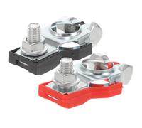 BESTYASH 2 pièces Connecteurs de Pinces de Batterie Galvanisés pour Véhicules Japonais Résistance Corrosion Fixation Sécurisée et Durabilité Prolongée Compatibles avec Cosses Sertir et