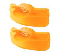BESTYASH 2 Pièces Déflecteur de Pot Déversement Silicone Écoulement de Soupe Pratique pour Casseroles et Bols Accessoire de Cuisine pour Éviter Débordements