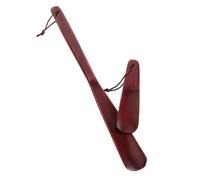 BESTYASH 2 Pièces ensemble de chausse-pied en bois trousse devoir Hommes petit chausse-pied pour seniors chausse-pied de voyage klaxon pour bottes de cow-boy cuillère à chaussures