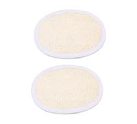 BESTYASH 2 pièces Loofah Pads With Lanyard Natural Exfoliating Body Scrubbers For Deep Cleansing And Gentle Skin Care Safe And Practical Bath Accessories For Home Use
