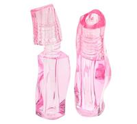 BESTYASH 2 pièces Lot de Tubes Vides pour Gloss à Design Torsadé Semi-transparent Tubes Rechargeables pour Brillant à Compacts et pour Maquillage Quotidien