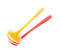 BESTYASH 2 pièces Louche Silicone Résistante pour Cuisine Cuillère Service Adhérente Lot de Cuillères à Soupe Souples et Ustensiles Cuisine Polyvalents pour Potages et Sauces