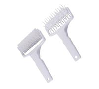 BESTYASH 2 pièces Outils de Pâtisserie Aiguille et Roulette Perforatrice pour Pizza Accessoires Pizzas PP Facile à Nettoyer et Ranger Bulles pour Pâte