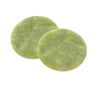 BESTYASH 2 Pièces Palletes Jade pour Colle Extension de Cils de Outils de Maquillage pour Extension de Cils Pratique et Durable