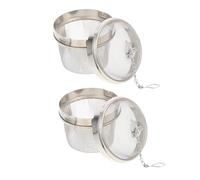 BESTYASH 2 pièces Panier de Nettoyage Acier Inoxydable Résistant et Boules à Thé Créatives pour Bijoux Montres et Cuisine Accessoire Polyvalent pour Usage Domestique et Professionnel