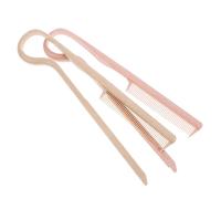 BESTYASH 2 Pièces Peigne à cheveux raide peigne dent femme démêler Ratissage lissage partie peignes de séparation pour tresser les cheveux peigne démêlant