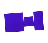 BESTYASH 2 Pièces Plaques Verre Cobalt Chaleur pour Expériences Chimiques de Filtration pour Réactions de Couleur de Flamme Outil Physique Réutilisable pour Écoles et