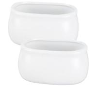BESTYASH 2 pièces Pot Sucre Céramique Récipient Cube pour Sucre Morceaux et Épices Contenant Compact et Facile à Nettoyer pour