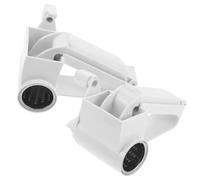 BESTYASH 2 Pièces Râpe à Fromage Rotative avec Manivelle Facile à Utiliser en Plastique Blanc et Acier Inoxydable, pour Râper Fromages Durs et Épices Cuisine