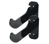 BESTYASH 2 pièces Support Mural pour Tapis de Yoga Acrylique Noir Rack de Rangement Solide et Étanche pour Tapis de Gym Étagère Pratique pour Salle de Sport et Espace Exercice