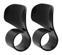 BESTYASH 2 pièces Throttle Assist pour Moto Repose-poignet Ergonomique Confortable Fatigue Guidon Noir