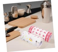 BESTYASH 2 Rouleaux Papier Absorbant Graisse Cuisine Noël Papier Huile Jetable Liner Portable Alimentaire Pour Friture Snack et Conservation Fraîcheur