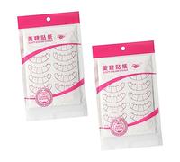 BESTYASH 20 Feuilles Papier De Positionnement à Cinq Points Instantané Décalcomanies Cils Pour Extensions De Cils Fouetter Correctifs Tampon Isolement Adhésif Naturel Cils Patchs Isolés Pvr