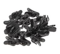 BESTYASH 20 Pcs Pinces à Cravate pour Micro en Abs Solide, Clips Faciles à Fixer sur Col ou Cravate, Libèrent les Mains pour Performances et Discussions en Ligne