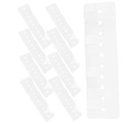 BESTYASH 20 Pièces 10 Bouclier Thermique Dissolvant De Colle Pour Extensions De Cheveux Perles Claires Pour Les Cheveux Tu Pointes Les Extensions De Cheveux Cintre Transparent Pvc