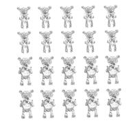 BESTYASH 20 pièces Décorations Ongles Ours et Accessoires Nail Art DIY pour Filles et Résistant pour Manucure Créative