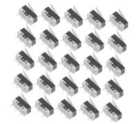 BESTYASH 20 pièces Micro Limit Switch avec Levier Fin de Course Compact pour Électronique Électroménager et Automobile Installation Facile Ppa