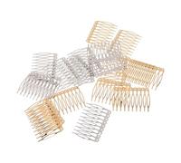 BESTYASH 20 Pièces Peignes à Cheveux Peignes à Dents pour Diy Accessoires de Coiffure pour Mariages pour Chignons et de Mariée Kit Créatif pour Uniques