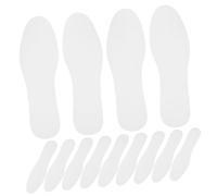 BESTYASH 20 Semelles Intérieures Jetables Respirantes Papier Blanc pour Chaussures de Randonnée et de Course Coussinets Absorbant la Transpiration pour Homme et Femme